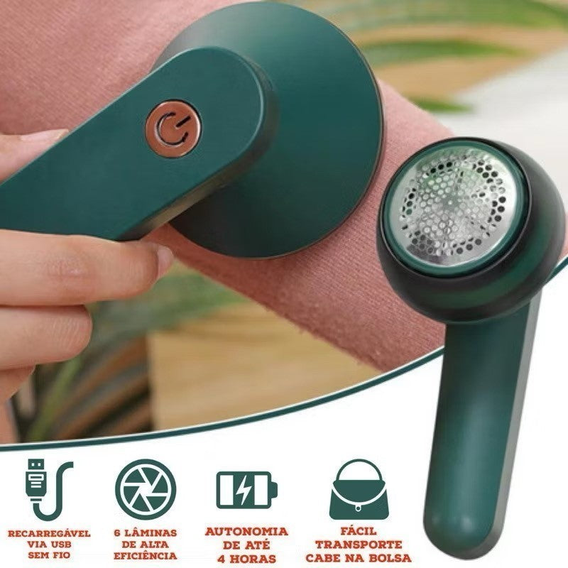 Papa Bolinhas Elétrico Recarregável Tira Pelos e Fiapos de Roupas