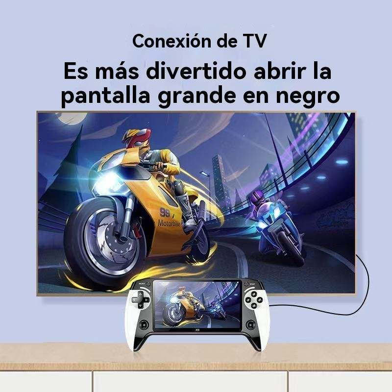 Vídeo Game Portátil 6.5 Polegadas com 10.000 Jogos Retrô