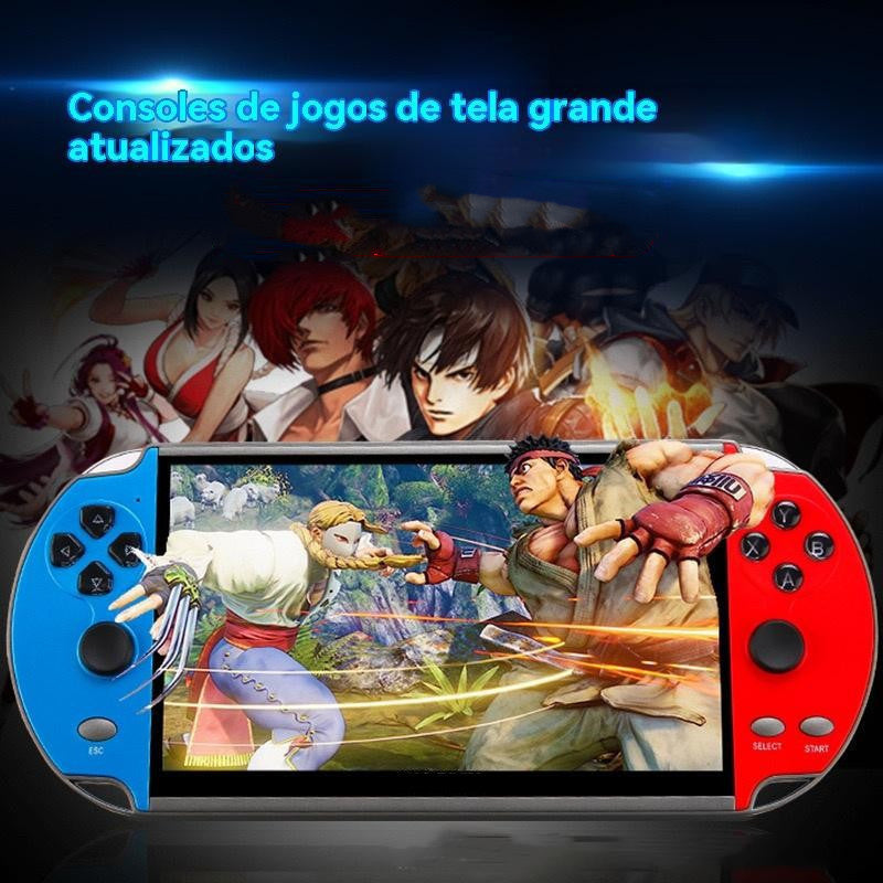 Vídeo Game Portátil 10 Polegadas com 10.000 Jogos Clássicos Retrô