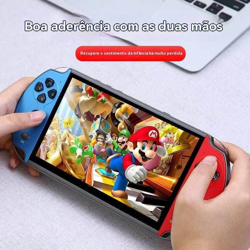 Vídeo Game Portátil 10 Polegadas com 10.000 Jogos Clássicos Retrô