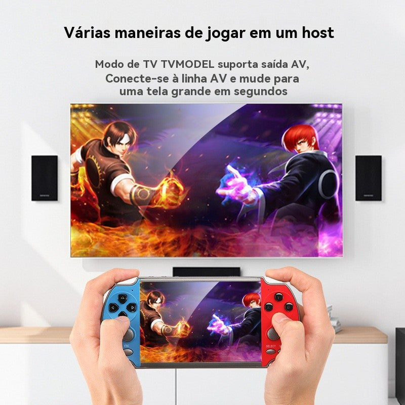Vídeo Game Portátil 10 Polegadas com 10.000 Jogos Clássicos Retrô