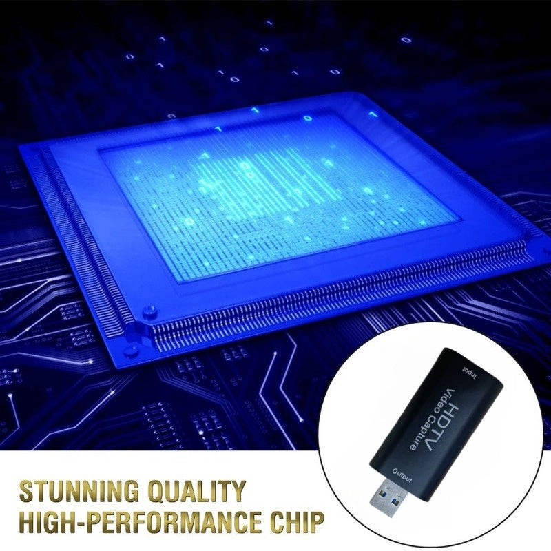 Placa de Captura USB HDMI 1080p 60Hz / Suporte 4K