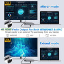 Hub Tipo-C 8 em 1 – Transforme Seu Notebook em Uma Estação de Trabalho Completa!