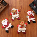 Kit 8 Enfeites de Natal (Papai Noel & Renas) — Dançantes / Suspensos